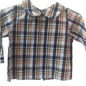 Bailey Boys Boutique Baby Boys Shirt Plaid Long Sleeves Size 9 Mo
